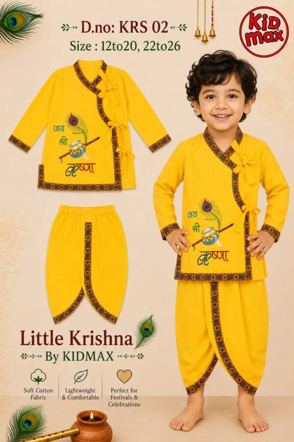 Krishna Suit {KRS 02} Mor Embroidery